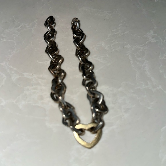 Authentic TIFFANY & CO. Heart Link Bracelet - Picture 3 of 9